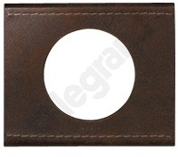 Legrand Celiane Ramka skóra brąz x1 069401