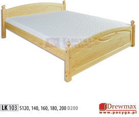 Drewmax Łóżko Sosnowe typ LK 103