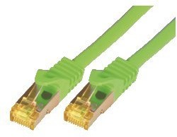 Mcab mcab Cat7 S-FTP-PIMF-LSZH-2.00 m-GR 3 przewód Ethernet (2 m) Zielony 4260134937566