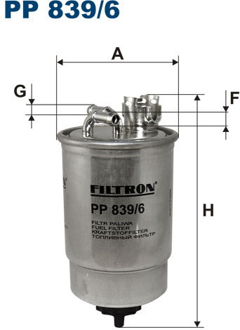 Filtron Filtr Paliwa PP839/6