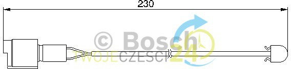 BOSCH Styk ostrzegwaczy, zużycie okładzin hamulcowych 1 987 474 910