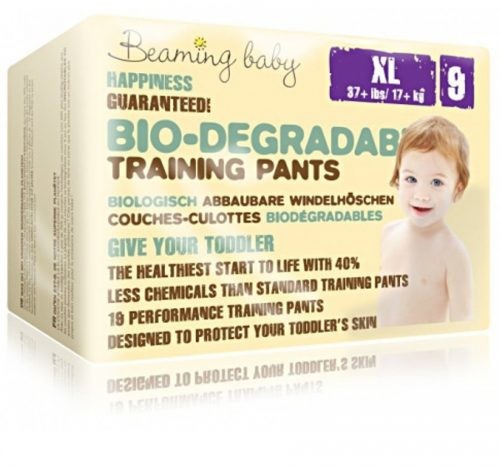 Beaming Baby PANTS jednorazowe biodegradowalne pieluchomajtki, XL, 19 szt.