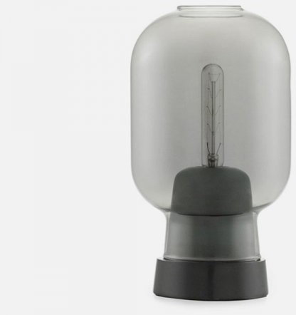 Normann Copenhagen Lampa stołowa Amp Czarny przydymiona 502120