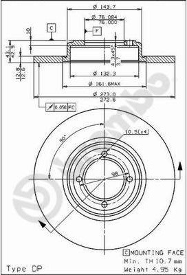 BREMBO 08.1976.10