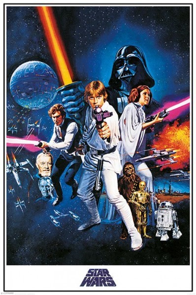 Pyramid Posters Star Wars Gwiezdne Wojny - Nowa Nadzieja - plakat (PP33337)