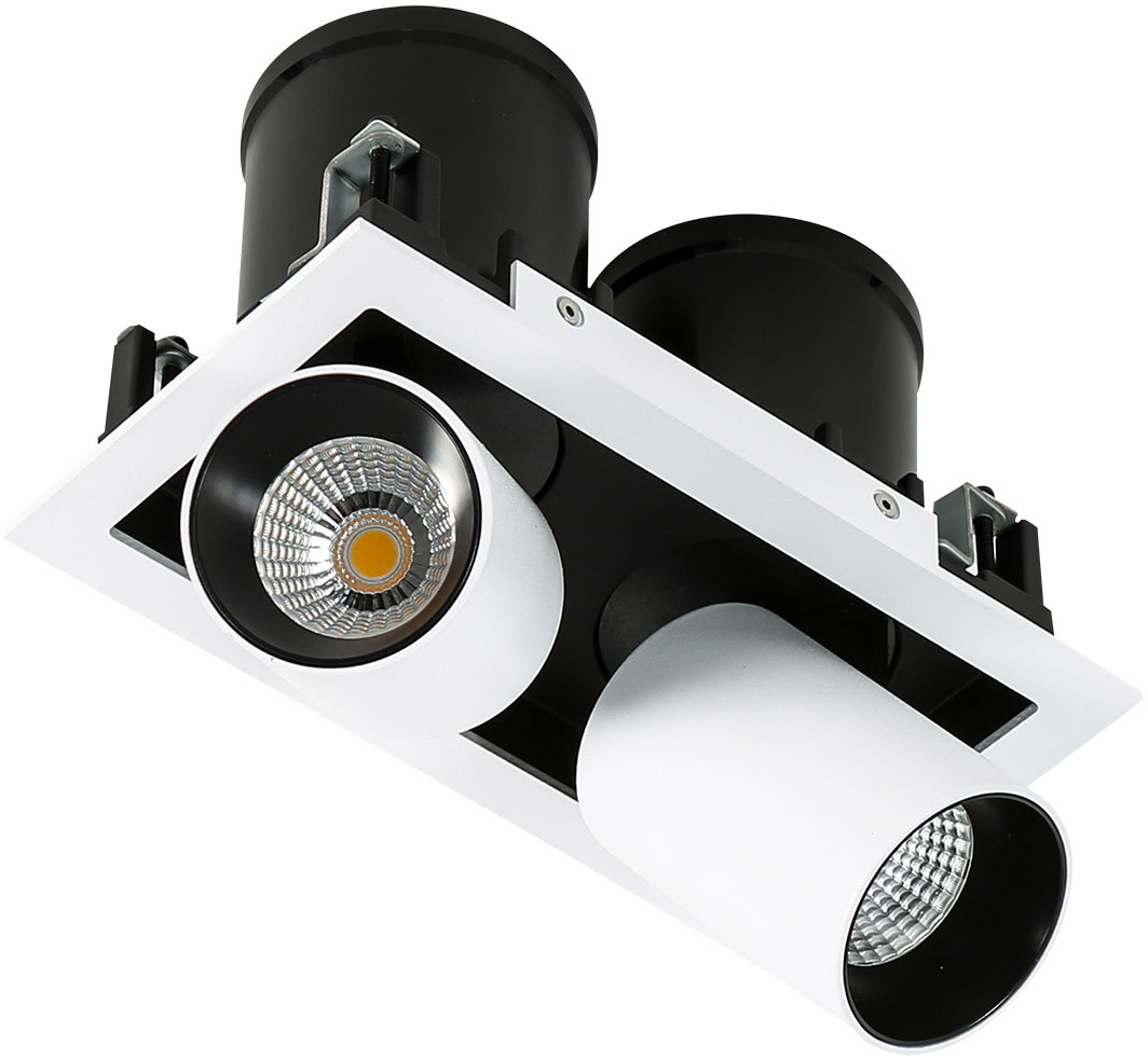 Italux Oprawa do wbudowania MERCANTA DOUBLE GL7117-2/12W 4000K WH+BL