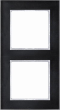 Jung A CREATION SZKŁO CZARNE Ramka X2 AC582GLSW