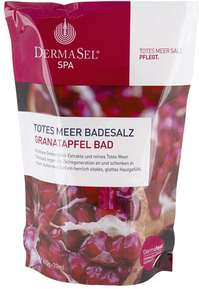 Fette Pharma Ag Dermasel sól do kąpieli z Morza Martwego z ekstraktem z granatów
