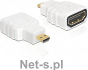 Delock Adapter HDMI-D micro M > HDMI F (65276)