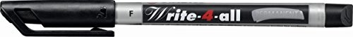 Stabilo Write-4-All delikatne czarna 10 sztuk w tekturowym składanym pudełku  -marker permanentny 156/46