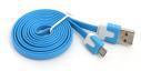 Omega Kabel USB1 m USB-MicroUSB niebieski 41857