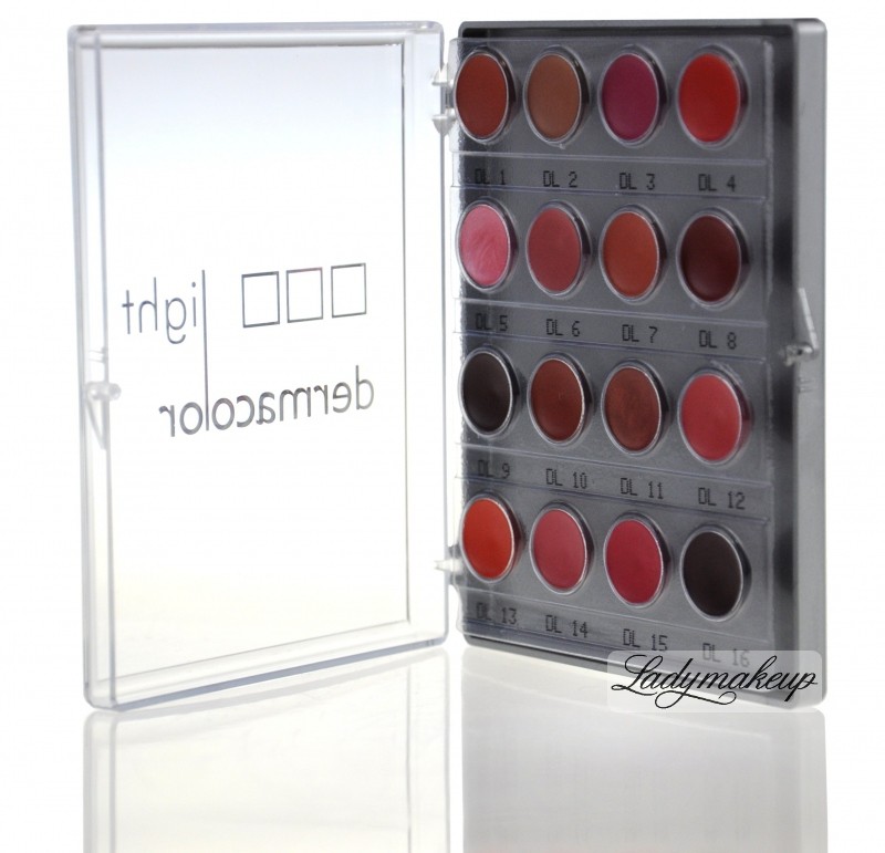KRYOLAN Light Dermacolor - Mini paleta szminek do ust KR70126
