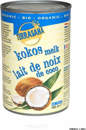 Terrasana MLEKO KOKOSOWE BIO 400 g- 8713576114102