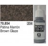 Vallejo Farbka Model Color Brown Glaze - 204 70.854