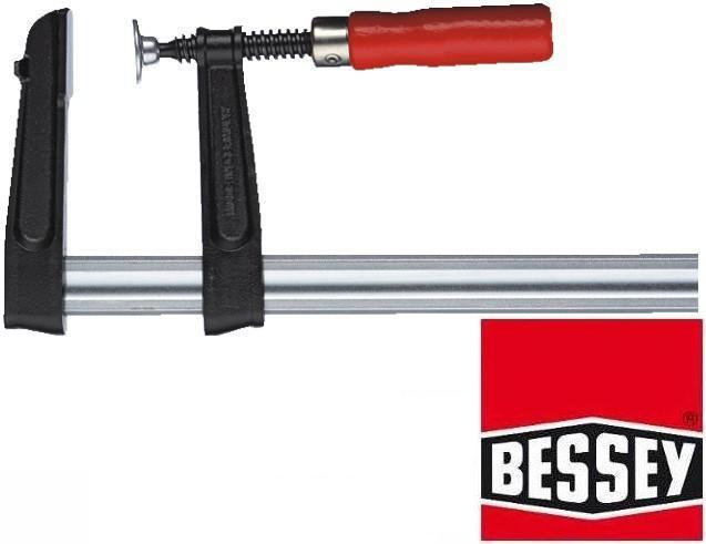 Bessey ścisk śrubowy z żeliwa ciągliwego, drewniana rękojeść TKPN60BE