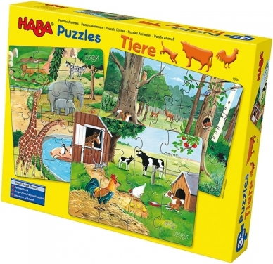 Фото - Пазли й мозаїки HABA Tiere  (Kinderpuzzle)