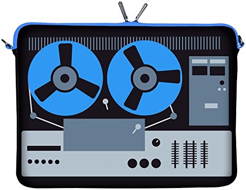 Digittrade LS131-17 pokrowiec z neoprenu na notebooka o przekątnej ekranu do 43,9 cm (17,3 cala), motyw: DeeJay DG-LS131-17
