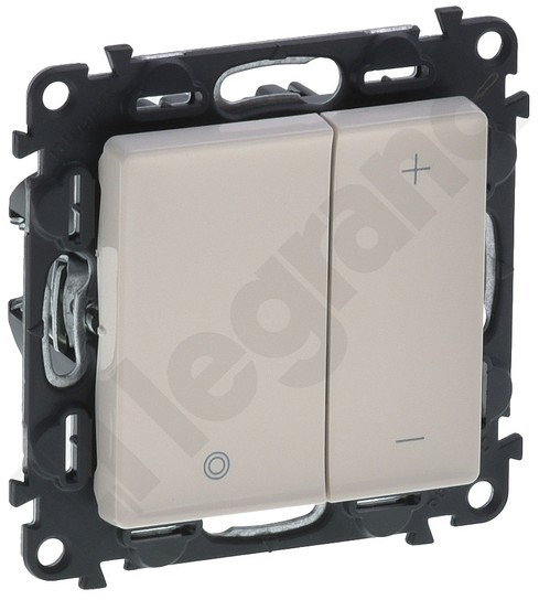 Legrand Valena Life Ściemniacz przyciskowy 5 - 400 W, 5 - 75 W dla LED Kremowy