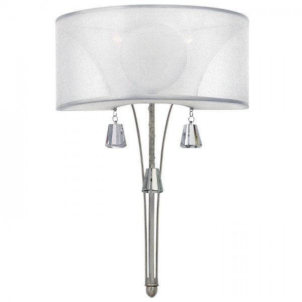 Elstead Lighting Kinkiet LAMPA ścienna MIME HK/MIME2 HINKLEY metalowa OPRAWA z kryształka