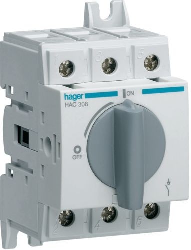 Hager Modułowy rozłącznik izolacyjny HAC308 80A 3P HAC308