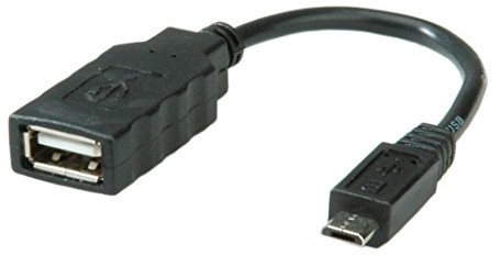 Rotronic ROLINE USB 2.0 Typ kabla, USB 2.0 Micro B  Typ A BU, OTG 0,15 m (11.02.8311)