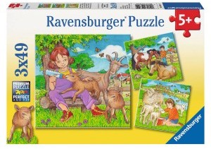 Ravensburger 3X49 EL. Moje Ulubione Zwierząta 337857