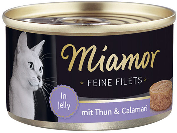 Miamor Feine Filets filety mięsne smak tuńczyk z kalmarem 6x185g