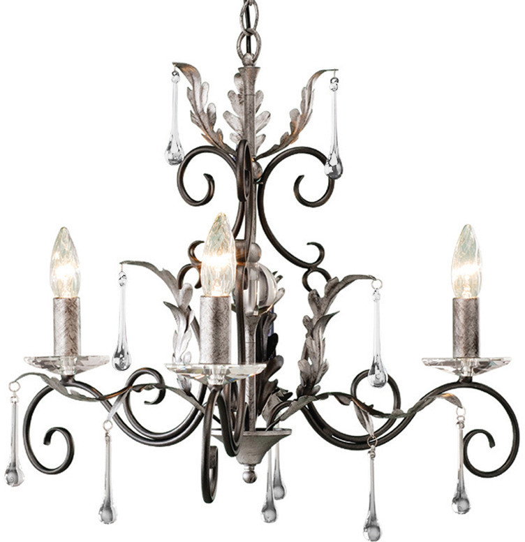 Elstead Lighting Amarilli AML 3 BLK/SIL 3 AML3 BLK/Srebrny