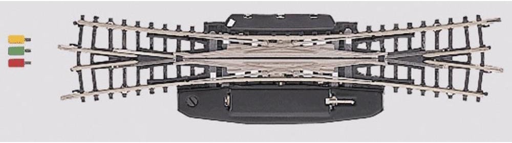 Maerklin Skrzyżowanie torów podwójne Marklin 8560 112 8 x 323 mm 13° skala Z