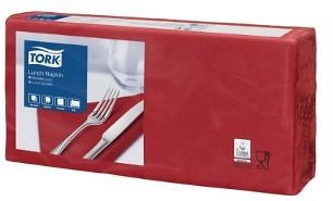 Tork bordowa serwetka lunchowa, składane w 1/4 (cena za 2000 szt.) 477213