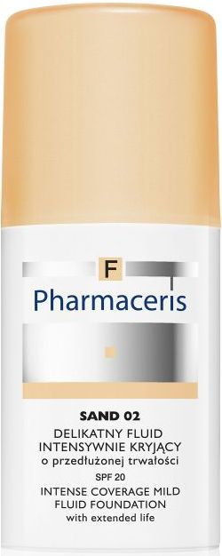 Pharmaceris Pharmac F delikatny Fluid intensywnie kryjący SPF 20 02 Sand 3