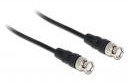 Delock Koaxial-Kabel BNC - BNC Czarny, 10 metrów 82096