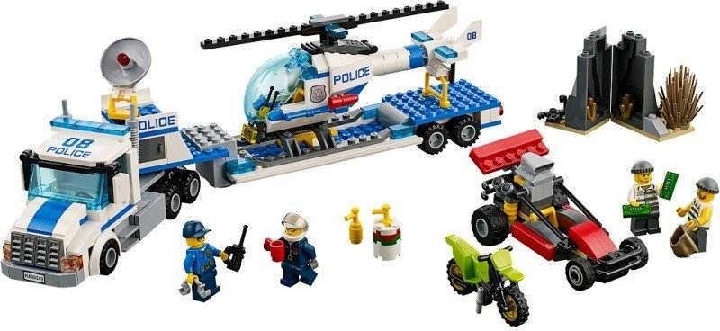 LEGO City Laweta do przewozu helikoptera 60049
