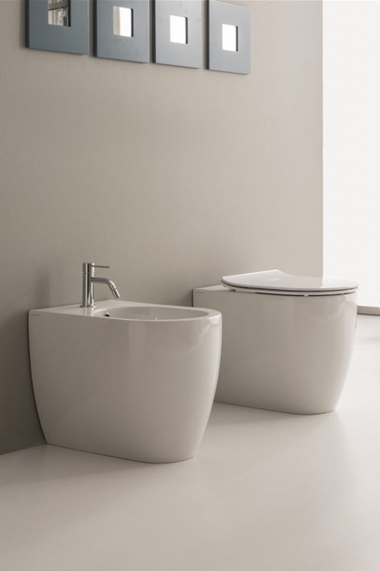 Scarabeo Moon Bidet stojący 54,5x36x42 cm biały 5523 Kraków 5523SCARABEO
