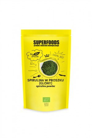 Bio Planet SERIA SUPERFOODS ŻŻ SPIRULINA W PROSZKU (GLONY) BIO 200 g - BIO PLA