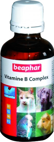 Beaphar Vitamin B Complex zestaw witamin B dla zwierząt domowych 50ml