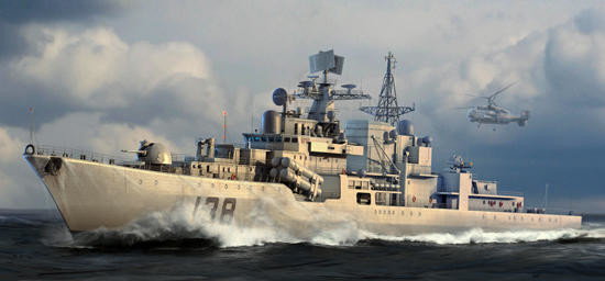 Trumpeter Niszczyciel rakietowy DDG-138 Taizhou 04541