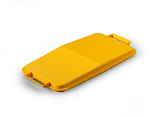 Durable Pokrywa do pojemnika 60L żółta 1800497030