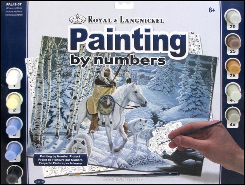 Royal Brush Numerkowe malowanie Senior - Szepczący wiatr
