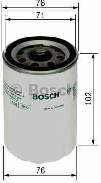 BOSCH Filtr oleju F 026 407 027