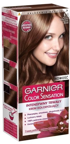 Garnier Color Sensation Krem koloryzujący 6.0 Dark Blond- Szlachetny ciemny blond
