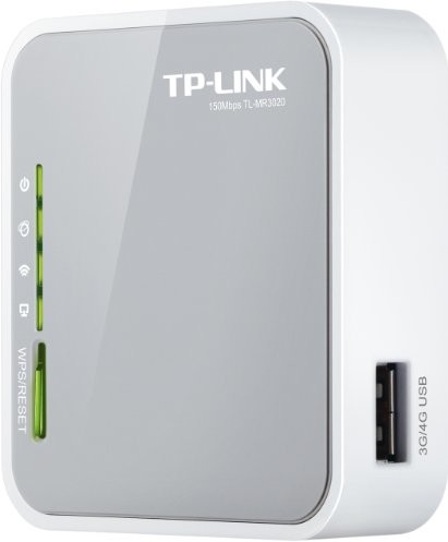 TP-Link TP-LINK TL-MR3020 Portable 3 G/4G Wi-Fi Router (tryb klient WISP Router, Travel Router Mode (AP) [Amazon bezproblemowe opakowanie] 2339332