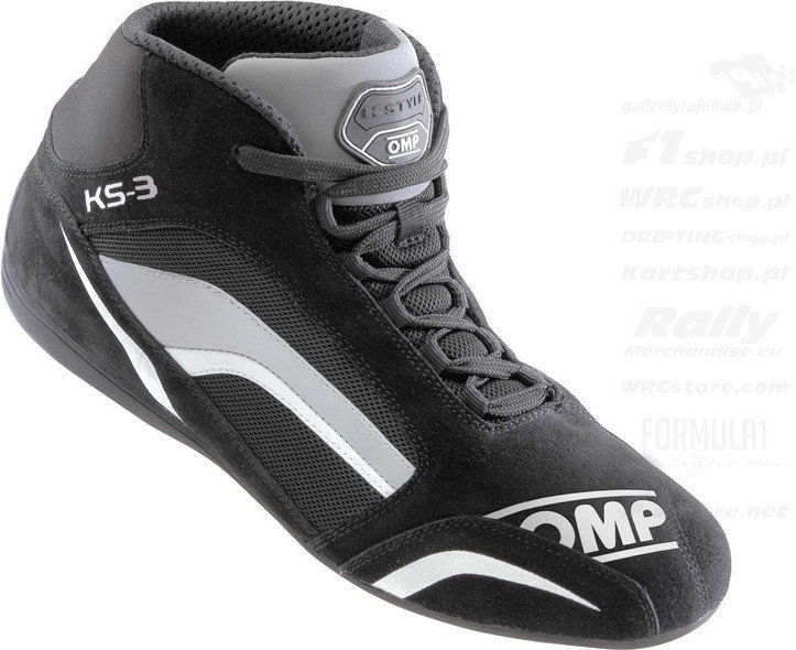 OMP Racing Buty KS-3 czarno - szare