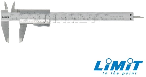 LIMIT Suwmiarka kieszonkowa z przyciskiem blokującym 150x38mm - (2670-0302)
