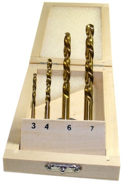 BGS Technic Wiertła lewoskrętne  4 szt.