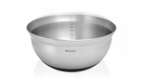 Brabantia MISA KUCHENNA Z MIARKĄ 1,0 L STAL MATOWA 363825 36-38-25