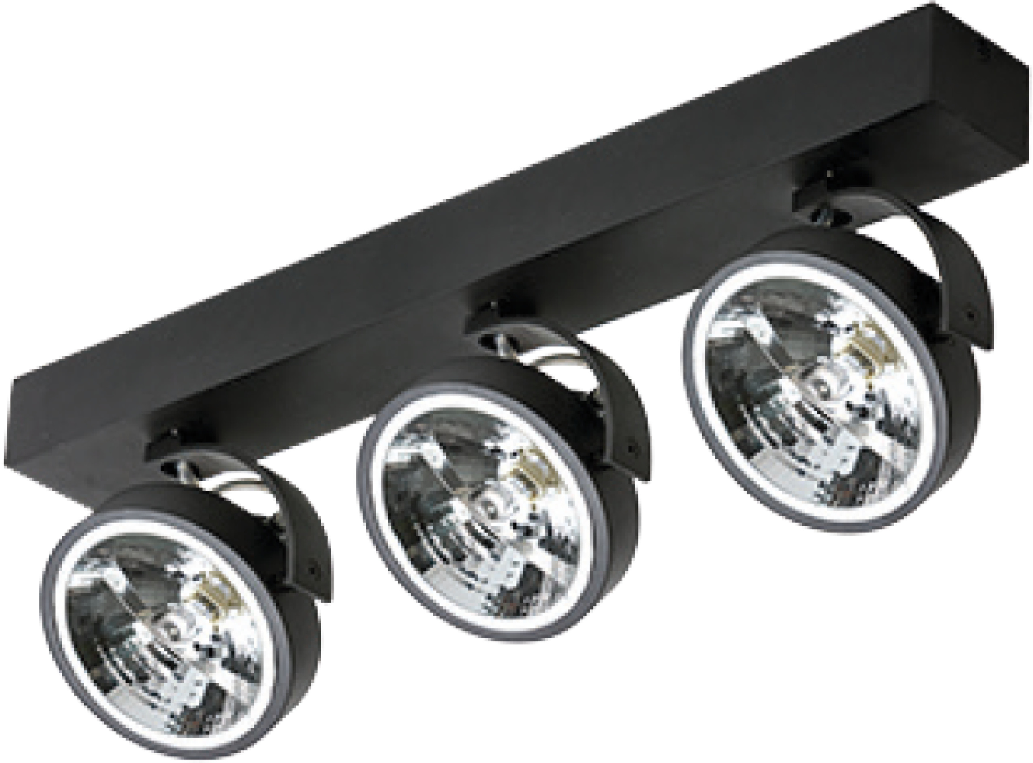 Azzardo Oprawa sufitowa JERRY 3 16W 230V GM4302-230V Black aluminium