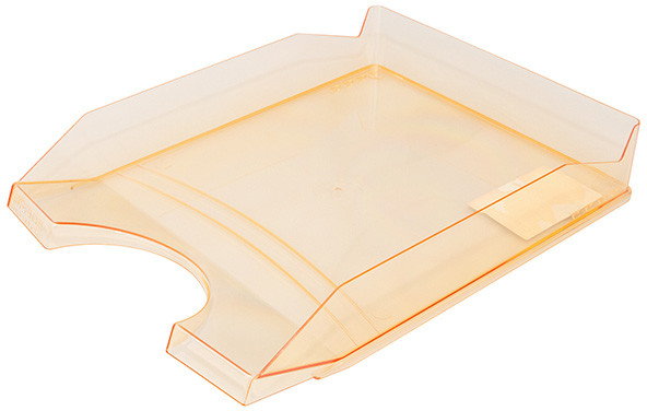 Office products Szufladka na biurko , polistyren/PP, A4, transparentna pomarańczo