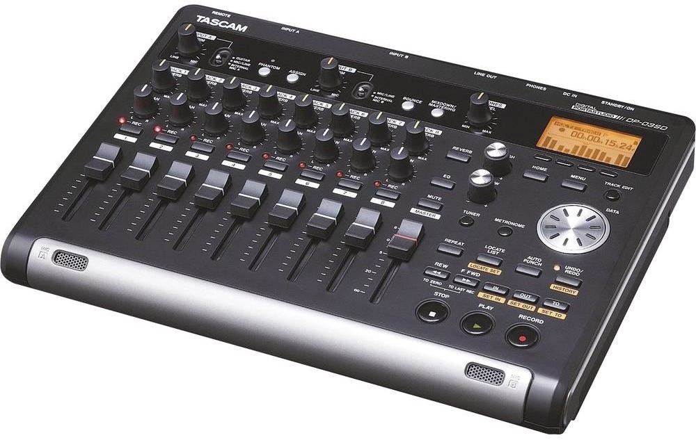 Tascam Rejestrator audio DP-03-SD Ilość kanałów nagrywania 8 WAV 16 Bit