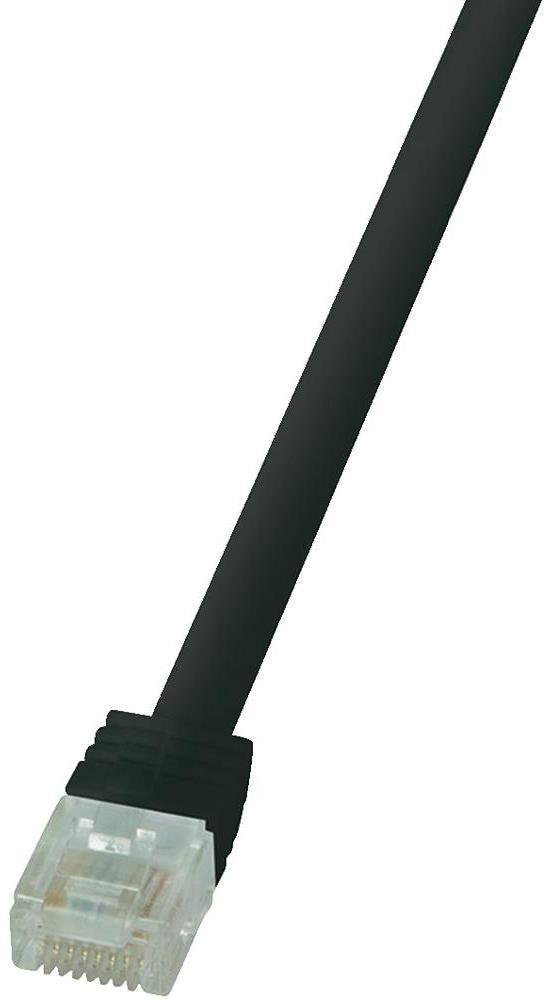 LogiLink Kabel sieciowy CF2063U CAT 6 U/UTP AWG 24/7 RJ45 3 m Czarny